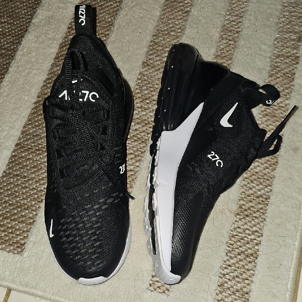 Nike Kids Black and White Sneakers